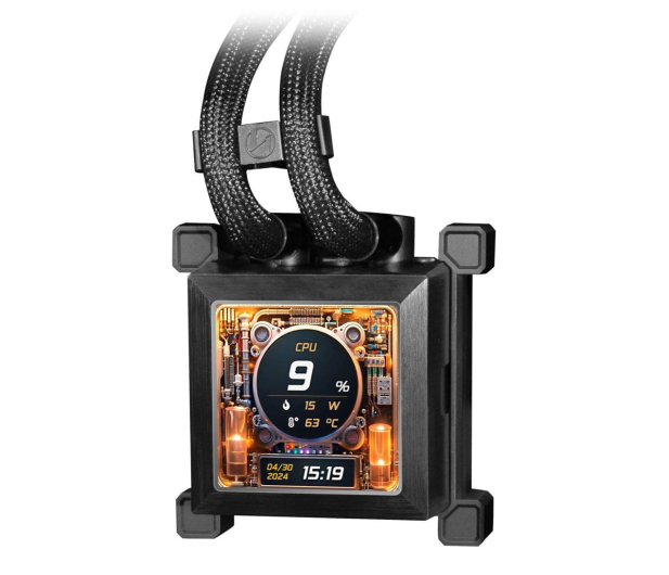 LIAN LI HydroShift LCD 360 Black 3x120mm - 1267348 - zdjęcie 3